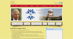 Desktop Screenshot of peoplepolicemovement.com