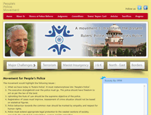 Tablet Screenshot of peoplepolicemovement.com